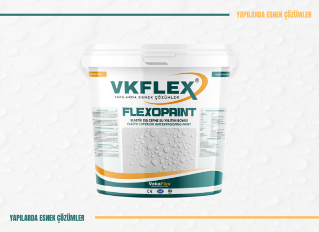 FLEXOPAINT ELASTİK DIŞ CEPHE SU YALITIM BOYASI 15 KG