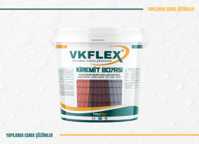 KİREMİT BOYASI ELASTOMERİK REÇİNE ESASLI SON KAT BOYA
