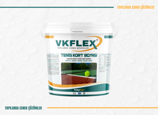 TENİS KORT BOYASI AKRİLİK ESASLI TENİS KORT BOYASI